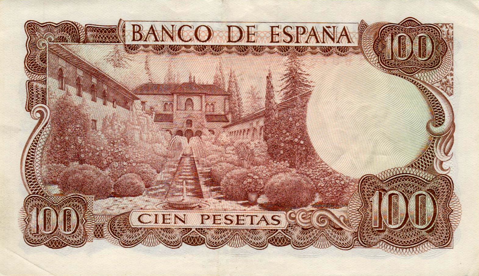 Spain 100 1970 XF+ P-152